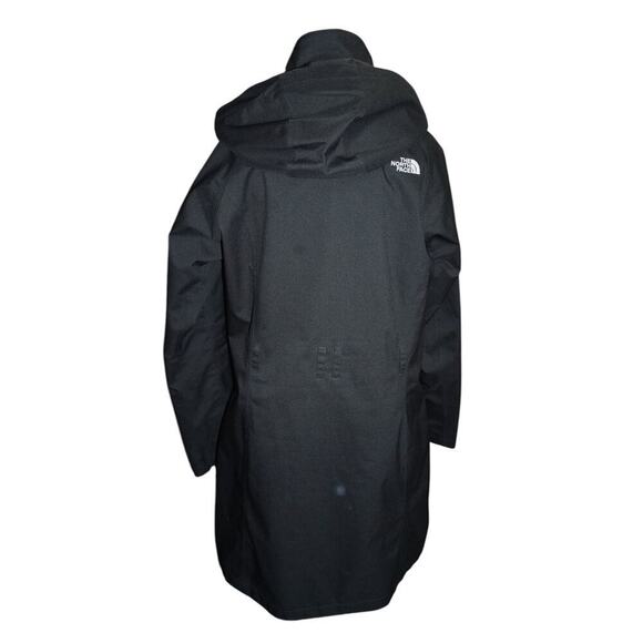 The North Face Women’s Black Insulated Parka Jacket Size Large L – Missing Belt - Picture 10 of 15